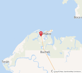 Map of Tumaco, Nariño