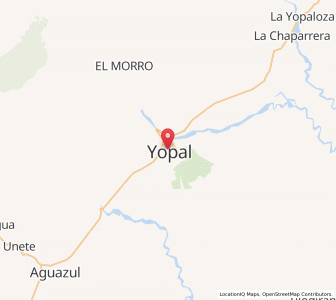 Map of Yopal, Casanare Department