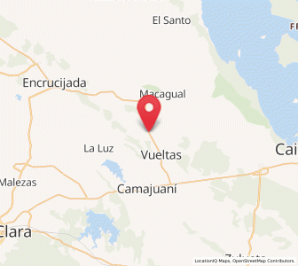 Map of Aguada de Moya, Villa Clara Province