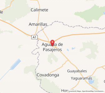 Map of Aguada de Pasajeros, Cienfuegos Province