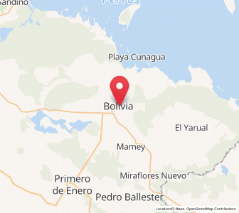 Map of Bolivia, Ciego de Ávila Province