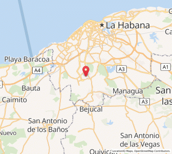 Map of Boyeros, Havana