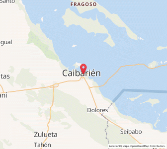 Map of Caibarién, Villa Clara Province