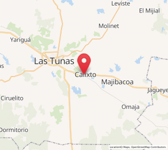 Map of Calixto, Las Tunas