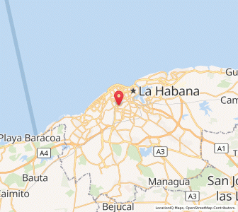 Map of Cerro, Havana