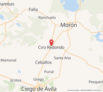 Map of Ciro Redondo, Ciego de Ávila Province