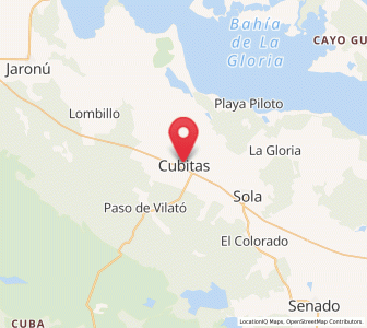 Map of Cubitas, Camagüey