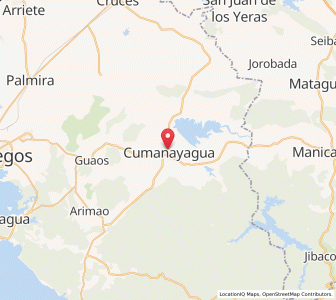 Map of Cumanayagua, Cienfuegos Province
