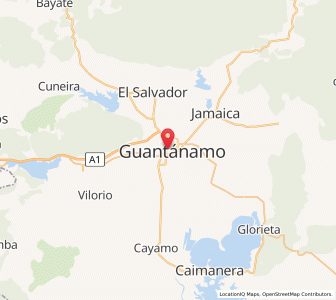 Map of Guantánamo, Guantánamo Province