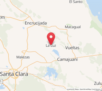 Map of La Luz, Villa Clara Province