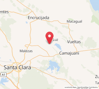 Map of Luis Arcos Bergnes, Villa Clara Province