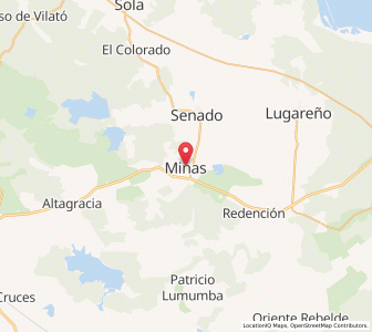 Map of Minas, Camagüey