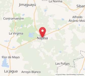 Map of Najasa, Camagüey