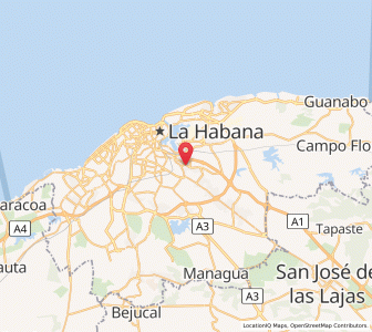 Map of San Miguel del Padrón, Havana