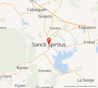 Map of Sancti Spíritus, Sancti Spíritus Province