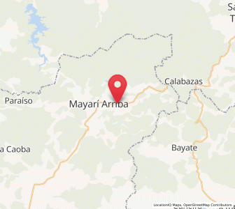 Map of Segundo Frente, Santiago de Cuba