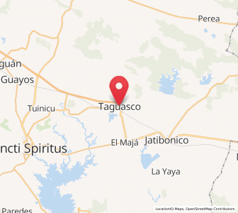Map of Taguasco, Sancti Spíritus Province