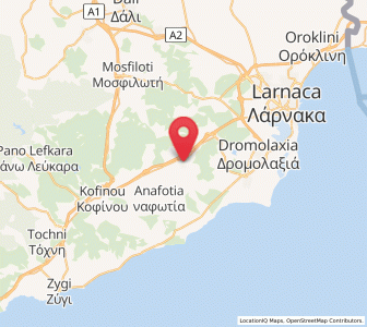 Map of Alethrikó, Larnaka