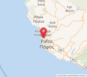 Map of Chlórakas, Pafos