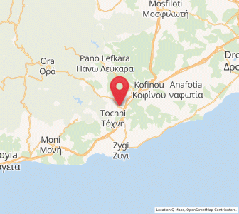 Map of Choirokoitía, Larnaka