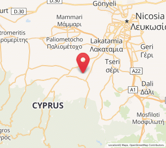 Map of Ergátes, Nicosia