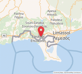 Map of Erími, Limassol