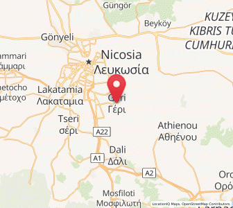 Map of Géri, Nicosia