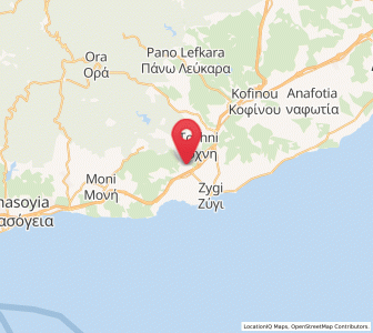 Map of Kalavasos, Larnaka