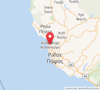 Map of Kissonerga, Pafos