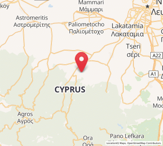 Map of Klírou, Nicosia