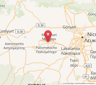 Map of Kokkinotrimithiá, Nicosia