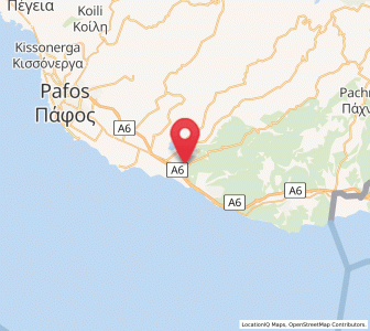 Map of Kouklia, Pafos