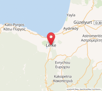 Map of Léfka, Nicosia