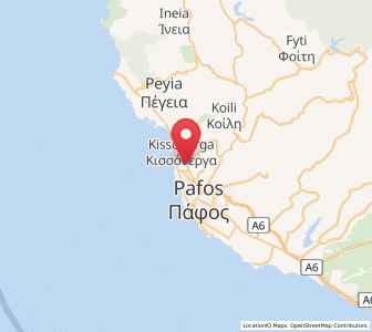 Map of Lempa, Pafos