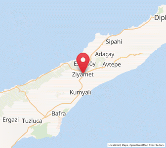 Map of Leonárisso, Ammochostos