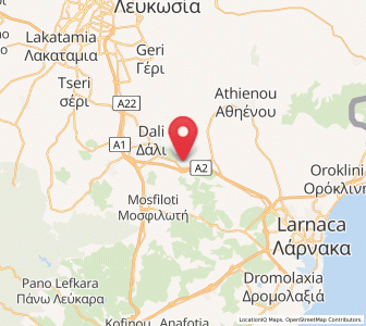 Map of Lýmpia, Nicosia