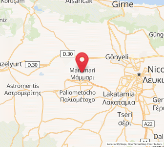 Map of Mámmari, Nicosia