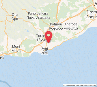 Map of Maróni, Larnaka