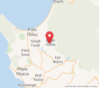 Map of Meládeia, Pafos
