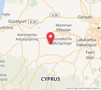 Map of Méniko, Nicosia