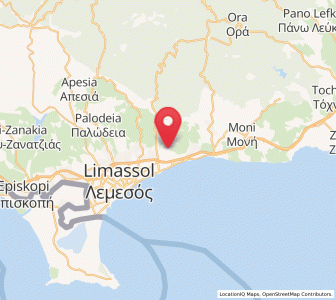 Map of Mouttagiáka, Limassol