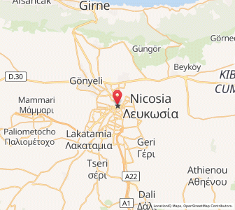 Map of Nicosia, Nicosia