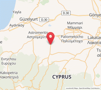 Map of Oroúnta, Nicosia