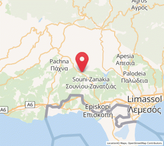 Map of Páno Kivídes, Limassol