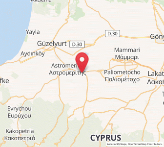Map of Peristeróna, Nicosia