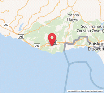 Map of Pissoúri, Limassol