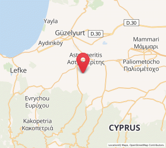 Map of Potámi, Nicosia