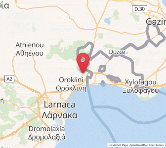 Map of Pýla, Larnaka