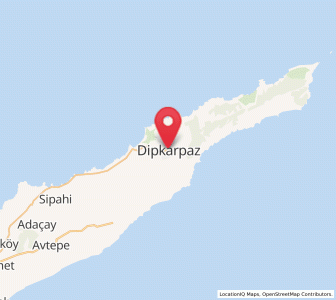 Map of Rizokárpaso, Ammochostos