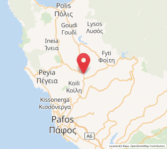 Map of Stroumpí, Pafos